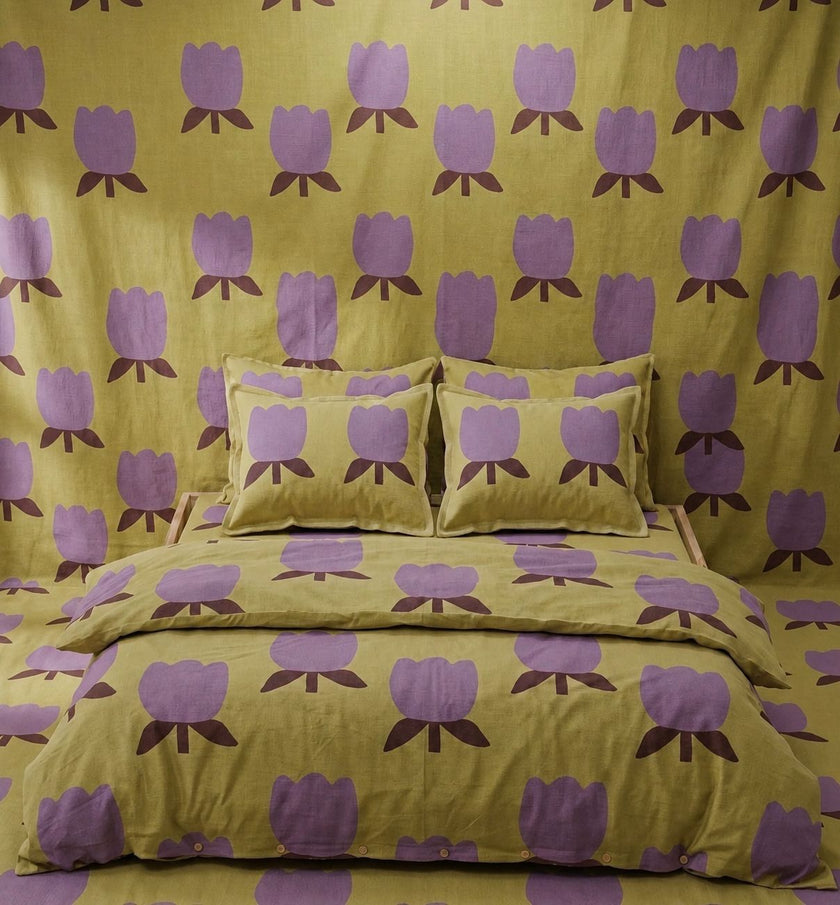 Lilac Garden Bedding Set