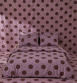 Mocha Dot Bedding Set